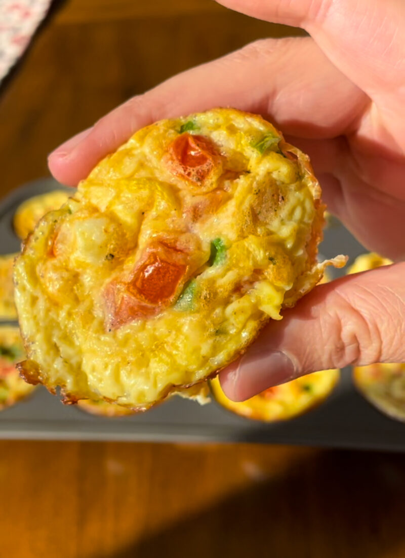 Egg Breakfast Muffins, High Protein Snack, Gluten Free